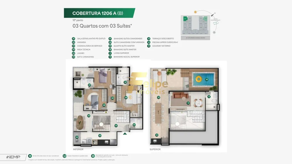 Apartamento, 2 quartos, 57 m² - Foto 12