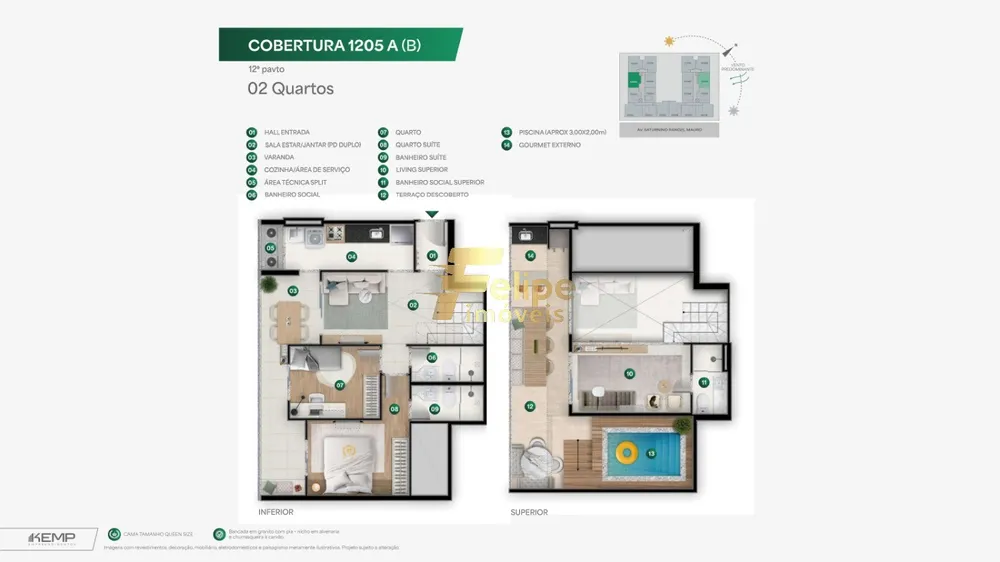Apartamento, 2 quartos, 57 m² - Foto 11