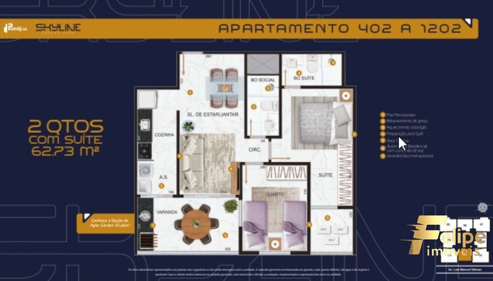 Apartamento, 3 quartos, 82 m² - Foto 3