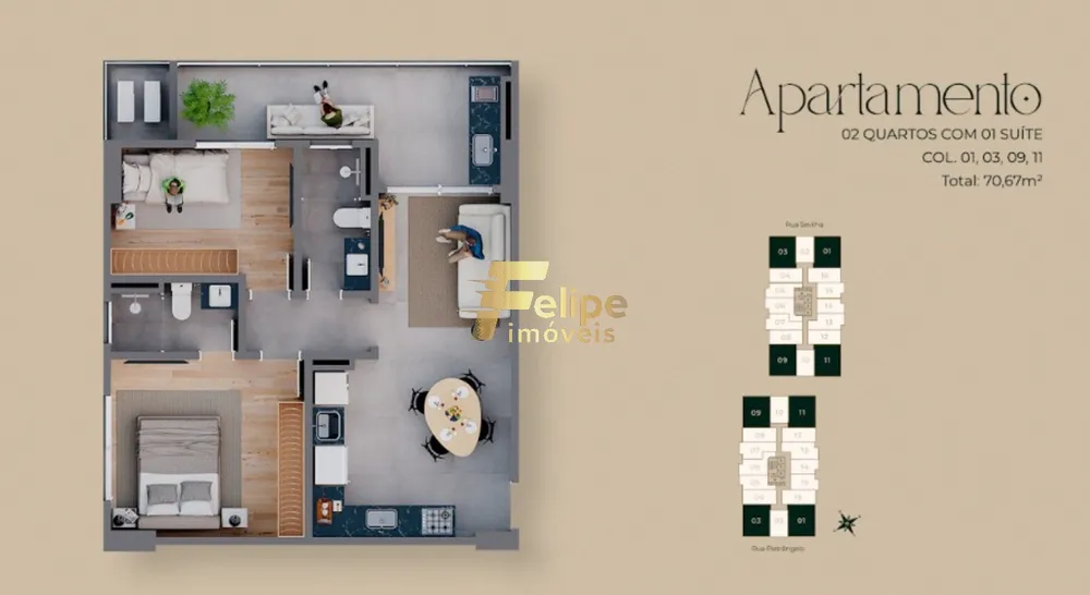 Apartamento, 1 quarto, 36 m² - Foto 8
