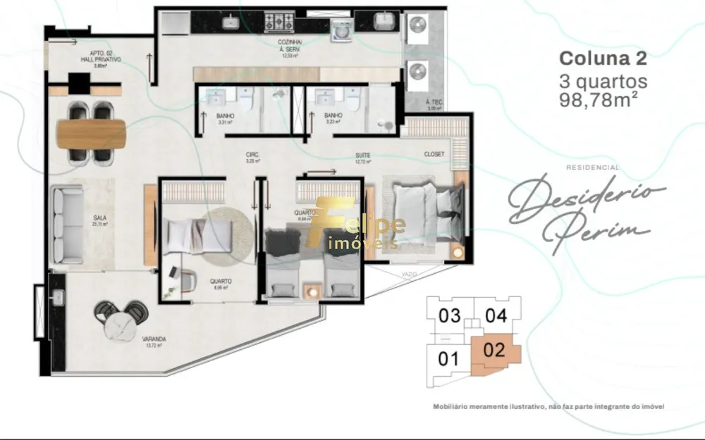 Apartamento, 2 quartos, 82 m² - Foto 5