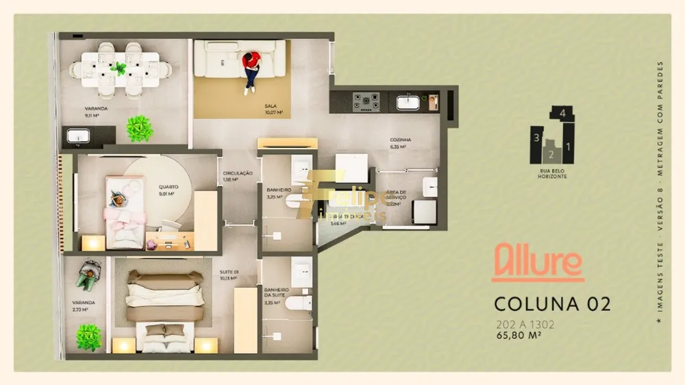 Apartamento, 2 quartos, 58 m² - Foto 6
