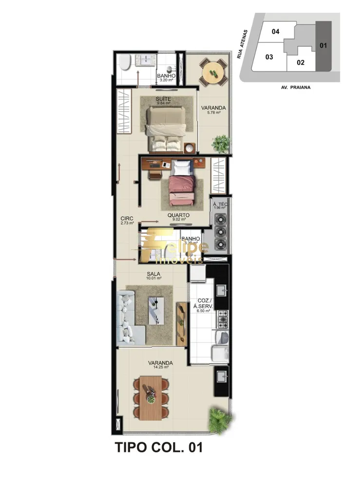 Apartamento, 3 quartos, 88 m² - Foto 10