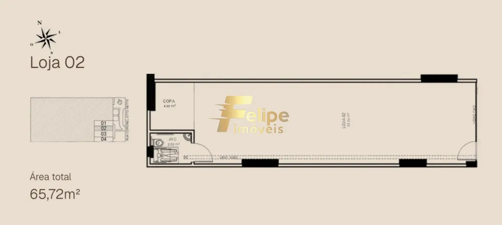 Apartamento, 2 quartos, 56 m² - Foto 1