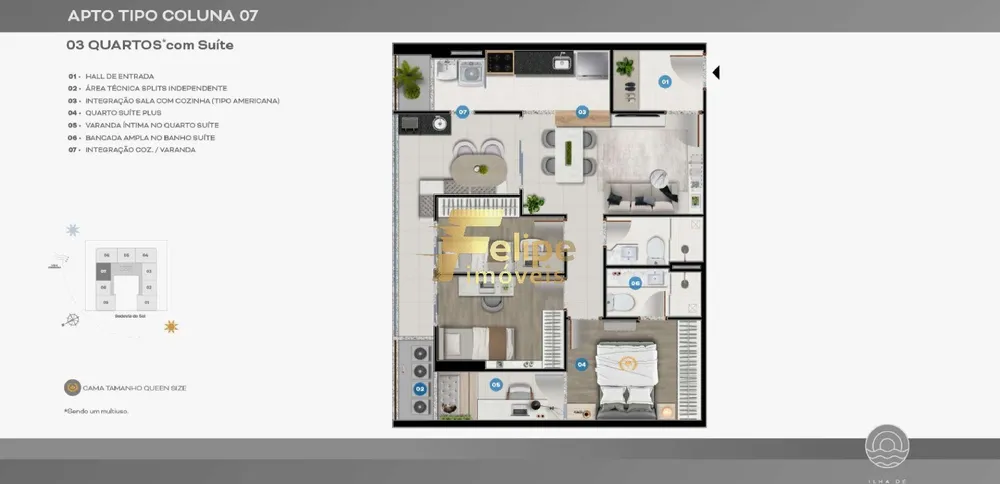 Apartamento, 3 quartos, 69 m² - Foto 11