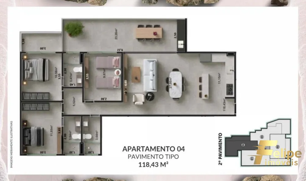 Apartamento, 3 quartos, 118 m² - Foto 9