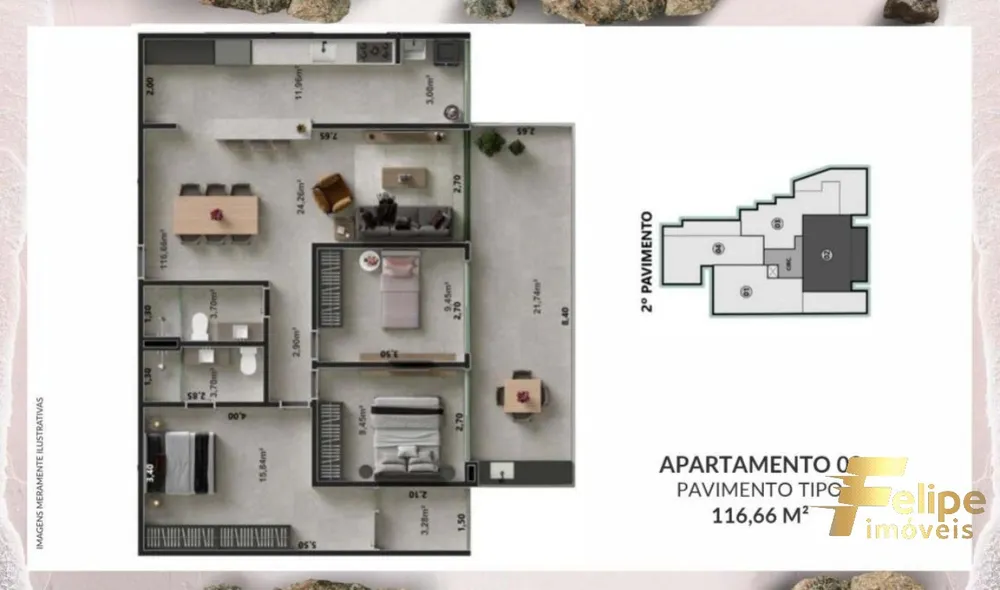 Apartamento, 3 quartos, 118 m² - Foto 7