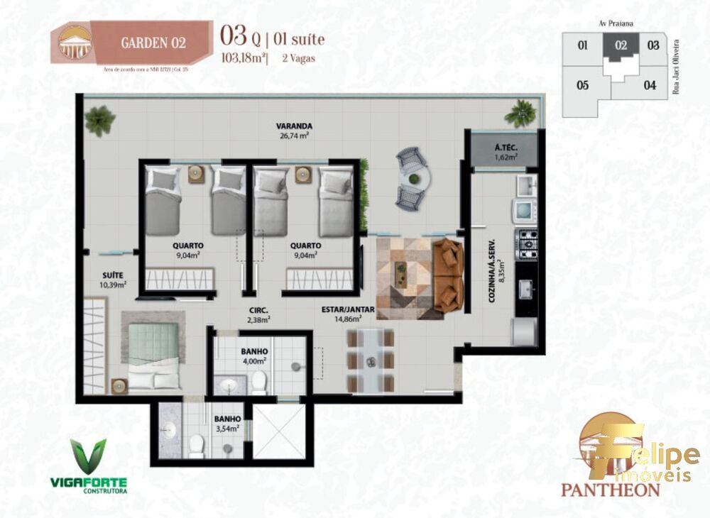Apartamento, 2 quartos, 250 m² - Foto 4