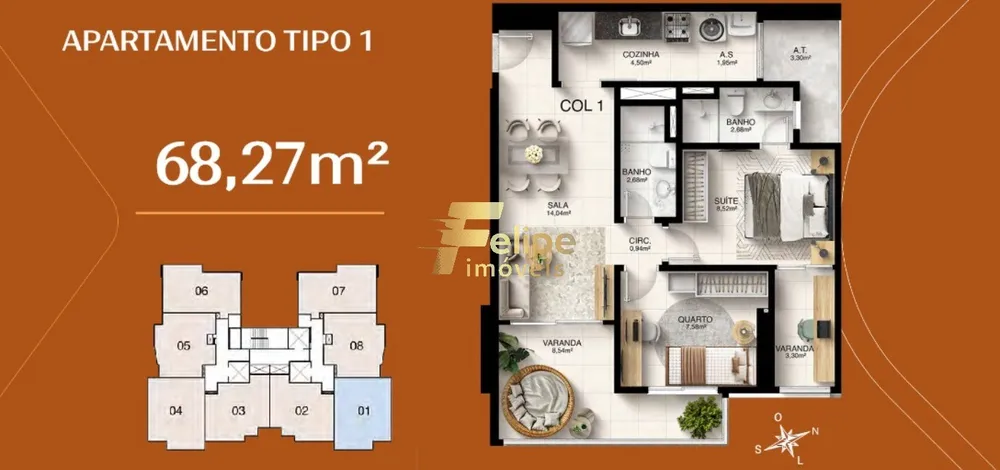 Apartamento, 2 quartos, 62 m² - Foto 4