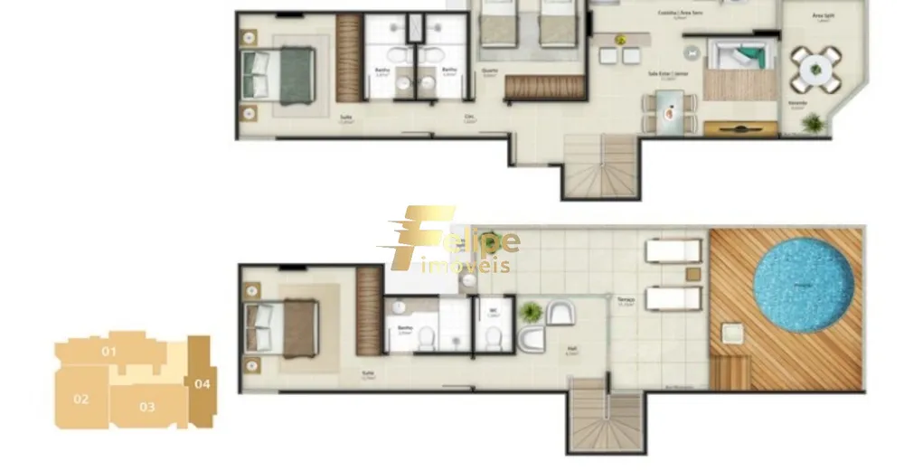 Apartamento, 3 quartos, 82 m² - Foto 2