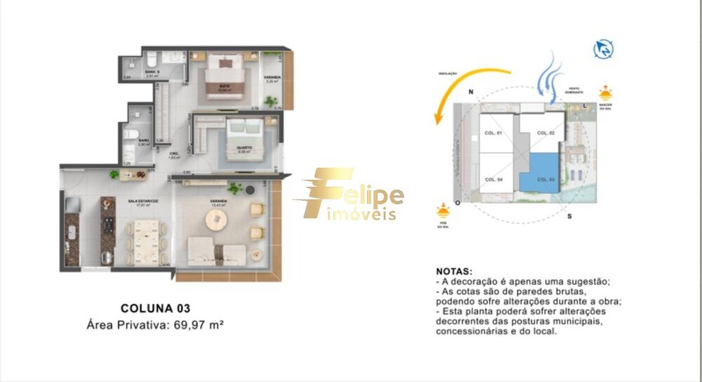 Apartamento, 2 quartos, 69 m² - Foto 8