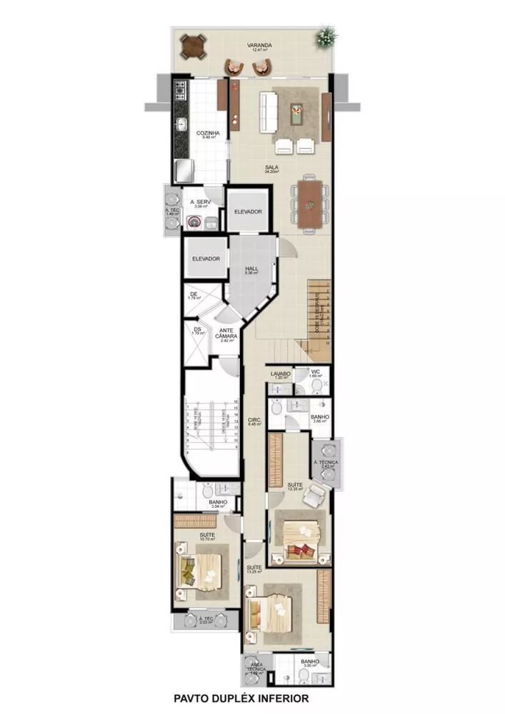 Apartamento à venda com 4 quartos, 146m² - Foto 18