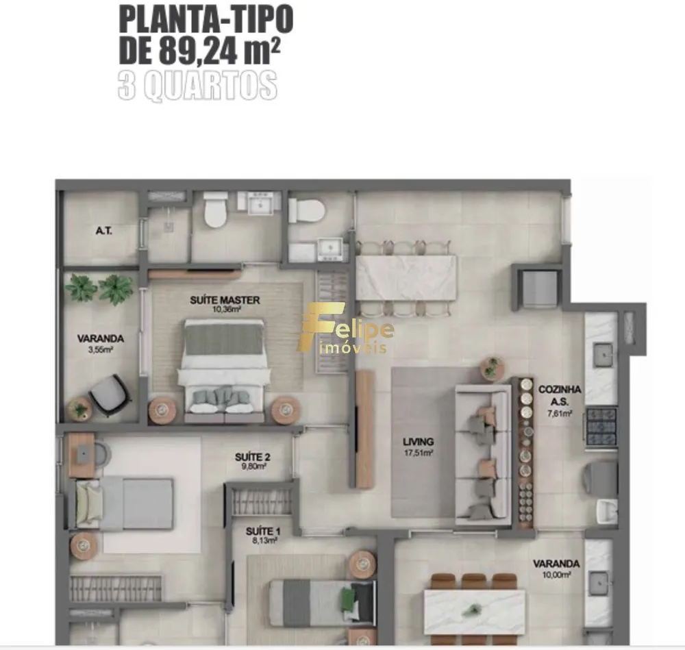 Apartamento, 1 quarto, 39 m² - Foto 10