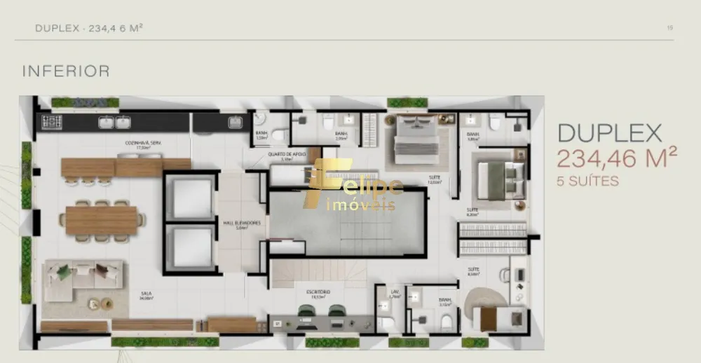 Apartamento, 2 quartos, 73 m² - Foto 3