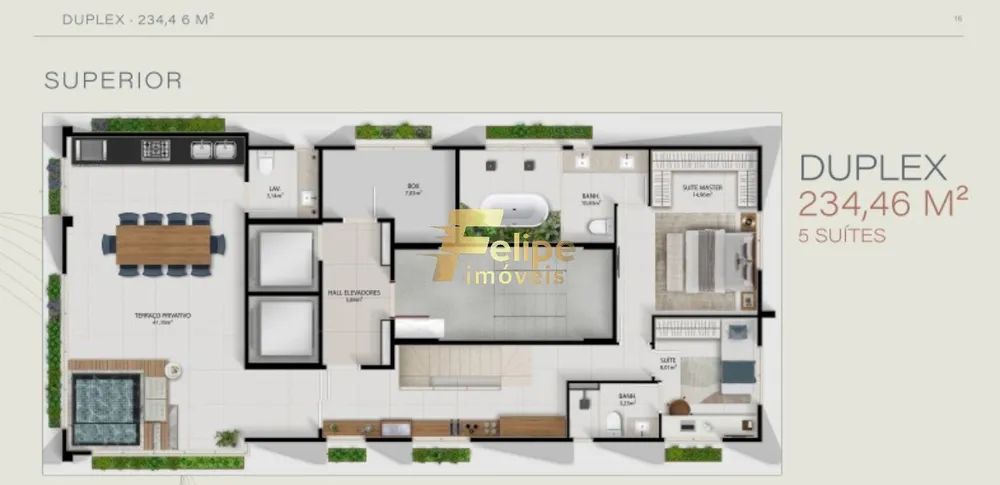 Apartamento, 2 quartos, 73 m² - Foto 2