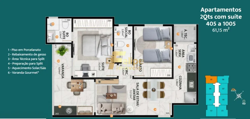 Apartamento, 2 quartos, 65 m² - Foto 5