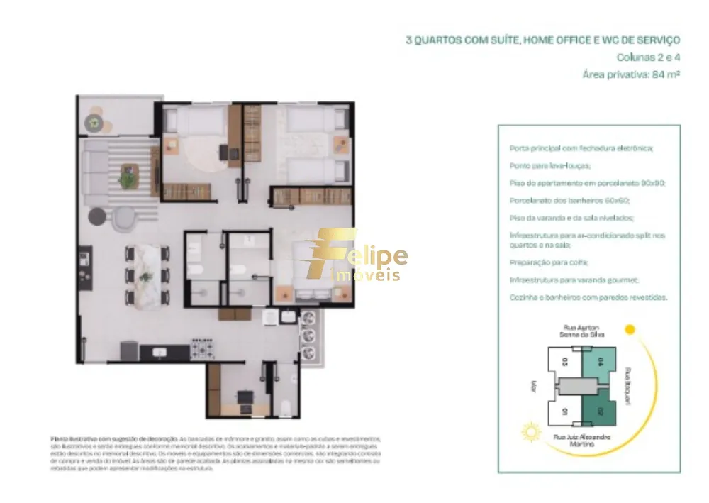 Apartamento, 3 quartos, 80 m² - Foto 4