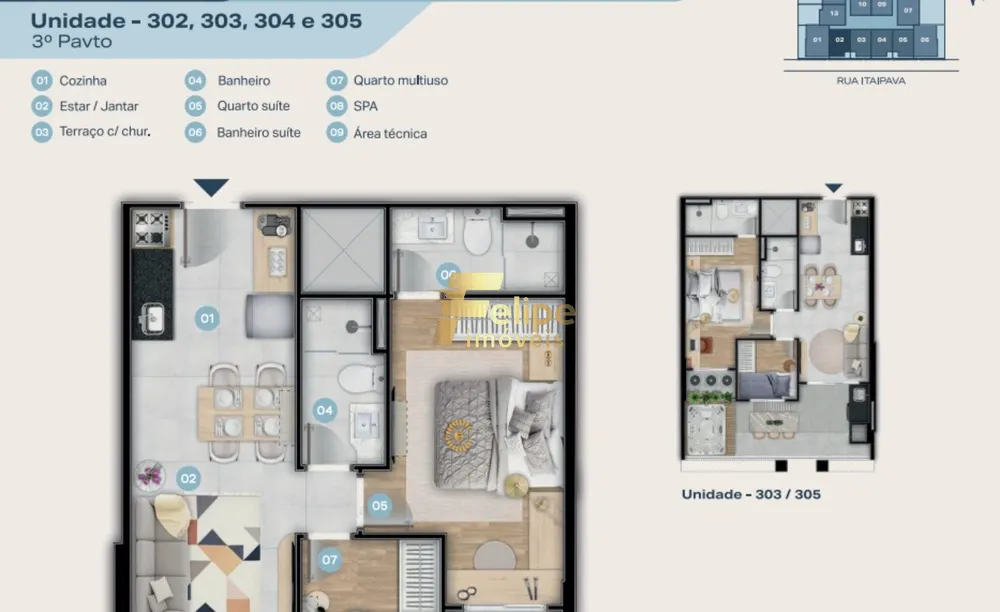 Apartamento, 2 quartos, 60 m² - Foto 6