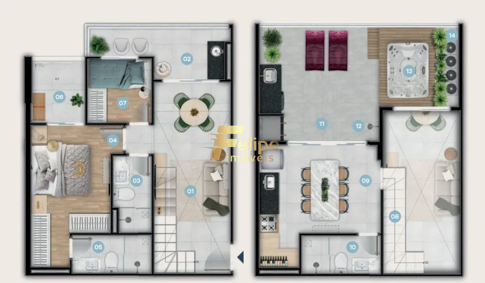 Apartamento, 2 quartos, 60 m² - Foto 4