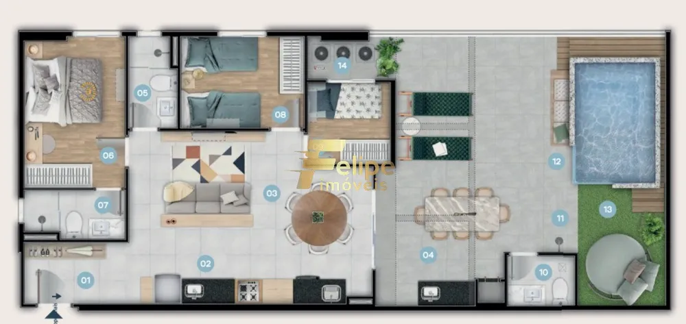 Apartamento, 2 quartos, 60 m² - Foto 5
