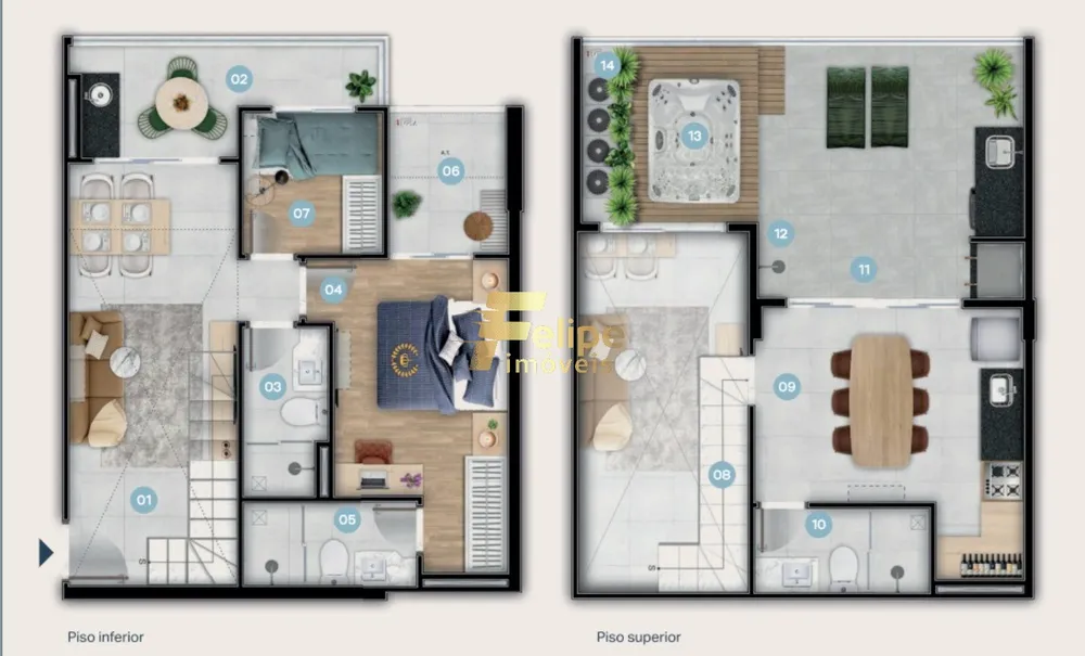 Apartamento, 2 quartos, 60 m² - Foto 2