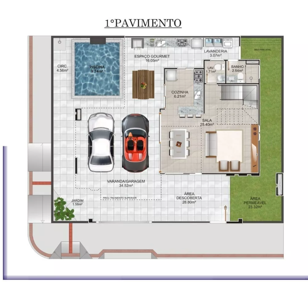 Casa à venda com 3 quartos, 175m² - Foto 3