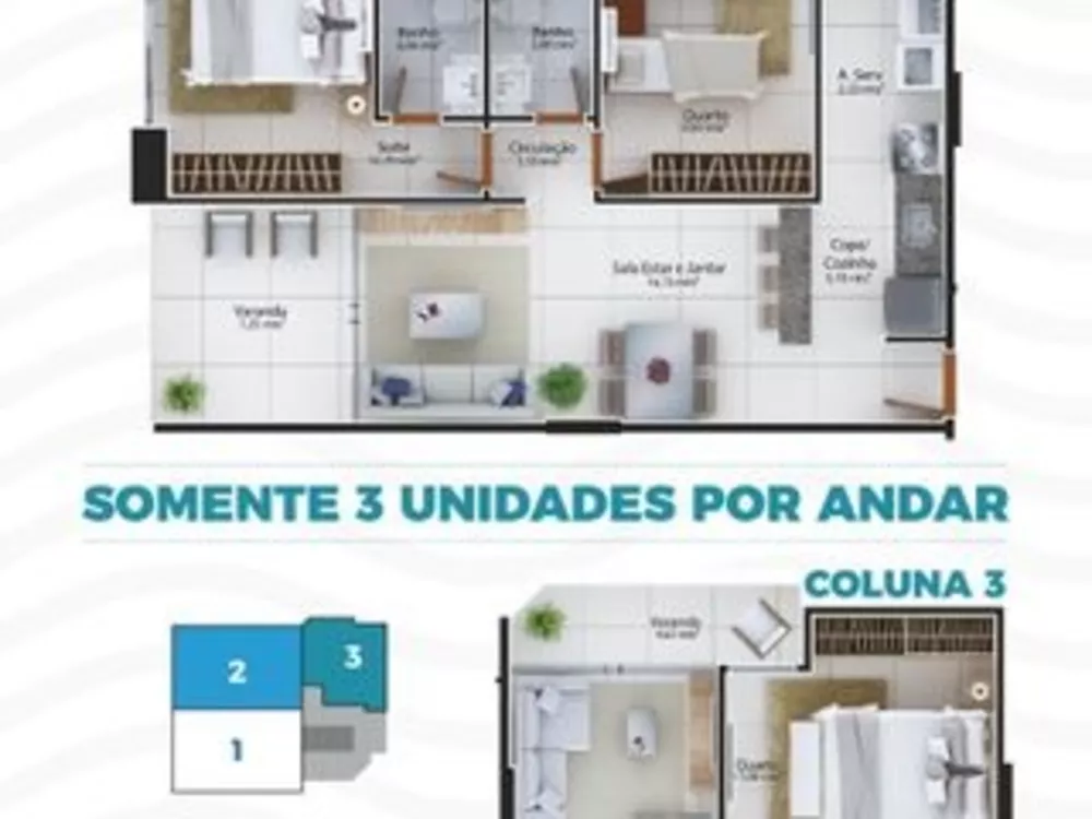 Apartamento à venda com 2 quartos, 65m² - Foto 4