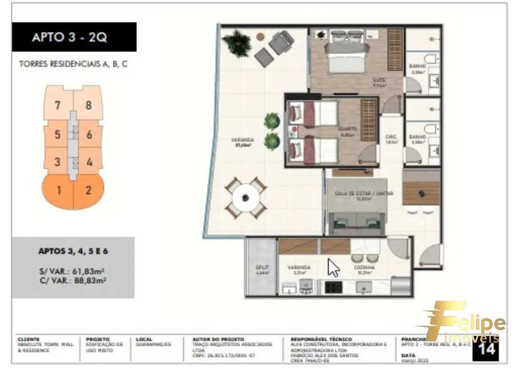 Apartamento, 3 quartos, 130 m² - Foto 15