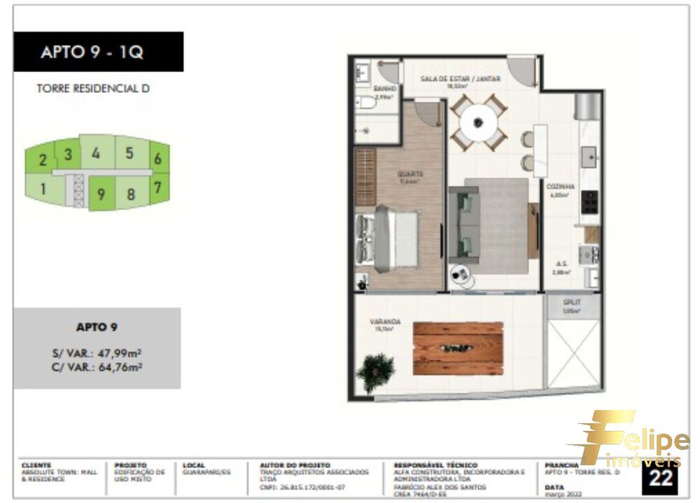 Apartamento, 3 quartos, 130 m² - Foto 1
