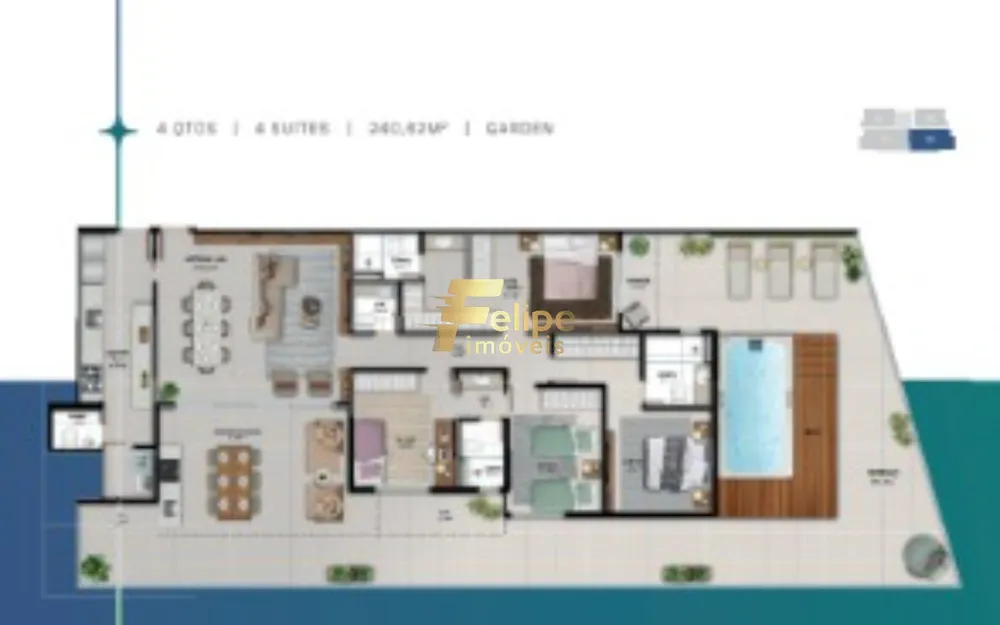 Apartamento, 3 quartos, 219 m² - Foto 2