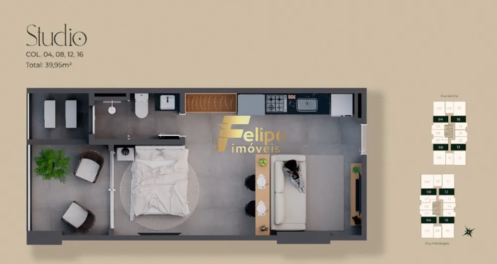 Apartamento, 1 quarto, 37 m² - Foto 5