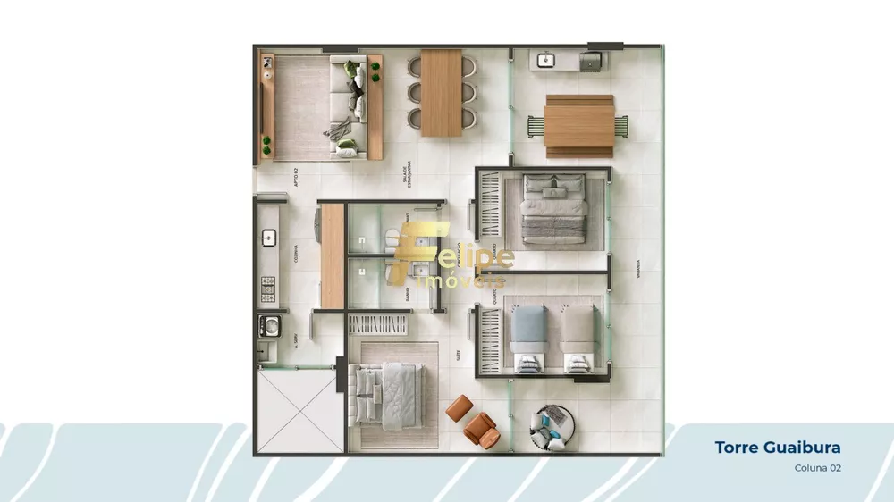 Apartamento, 2 quartos, 106 m² - Foto 7