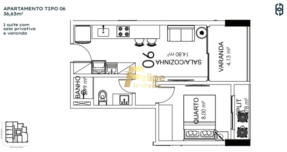 Apartamento, 2 quartos, 76 m² - Foto 6