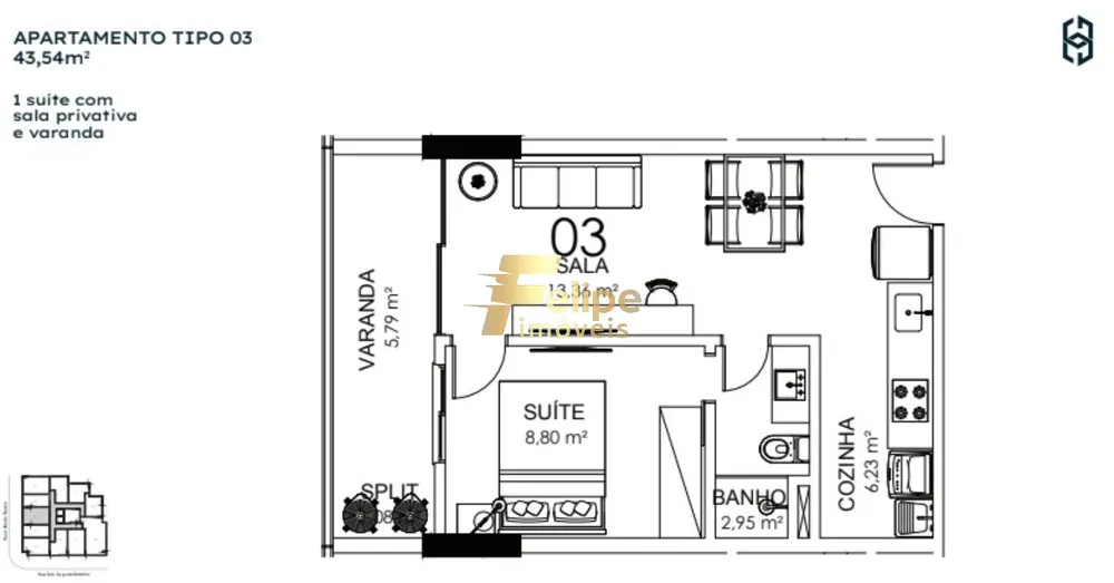 Apartamento, 2 quartos, 76 m² - Foto 8