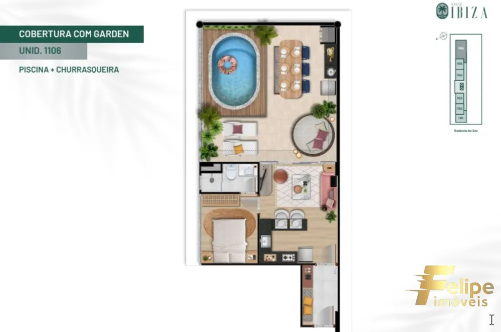 Apartamento, 1 quarto, 40 m² - Foto 8