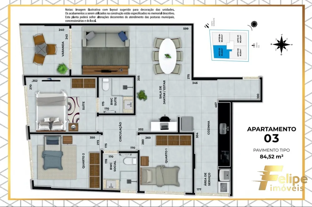 Apartamento, 2 quartos, 80 m² - Foto 6