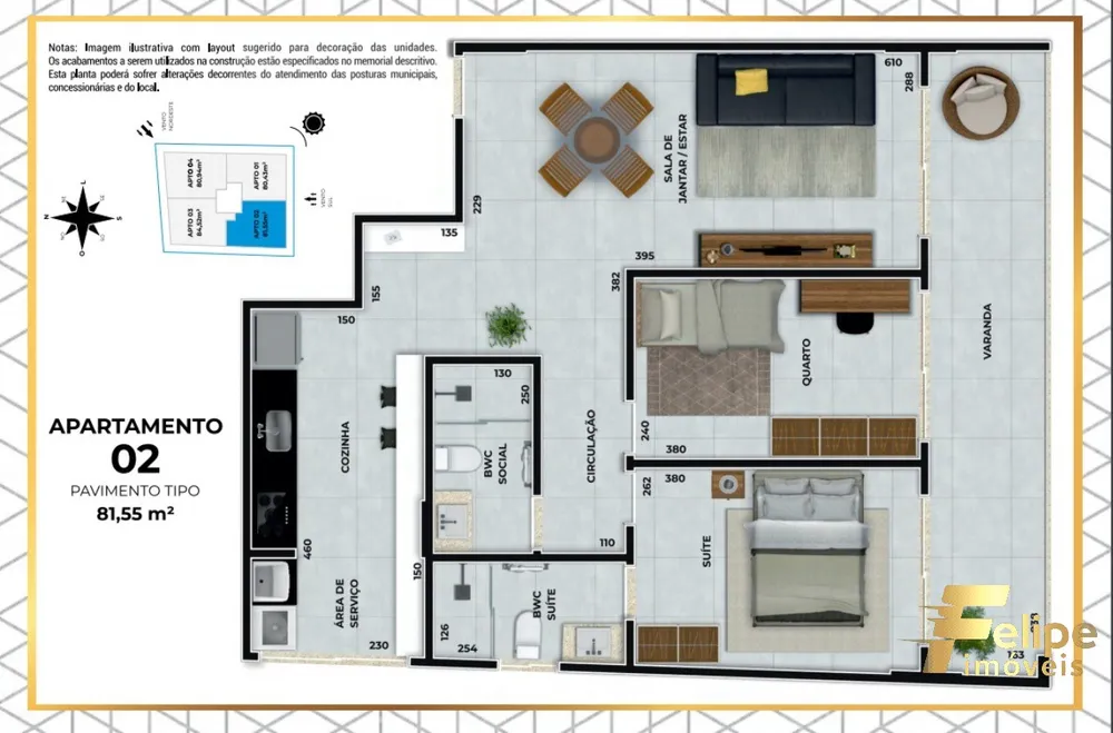 Apartamento, 2 quartos, 80 m² - Foto 5