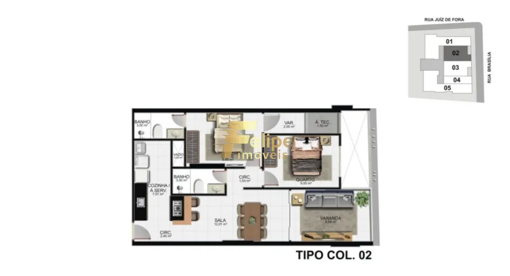 Apartamento, 2 quartos, 67 m² - Foto 10