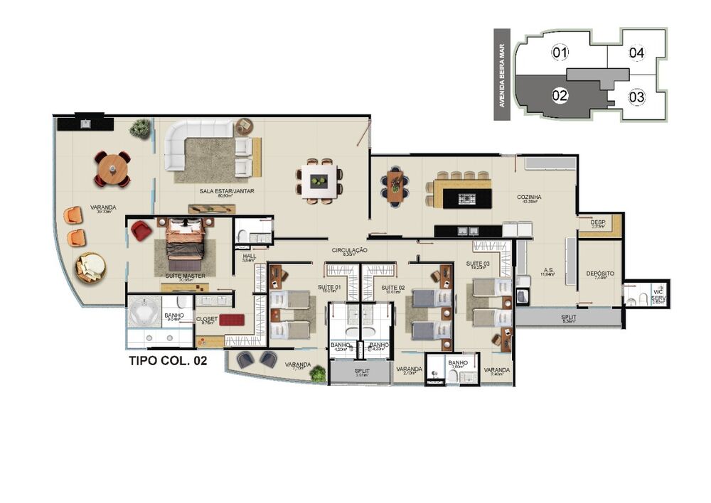 Apartamento, 4 quartos, 206 m² - Foto 10