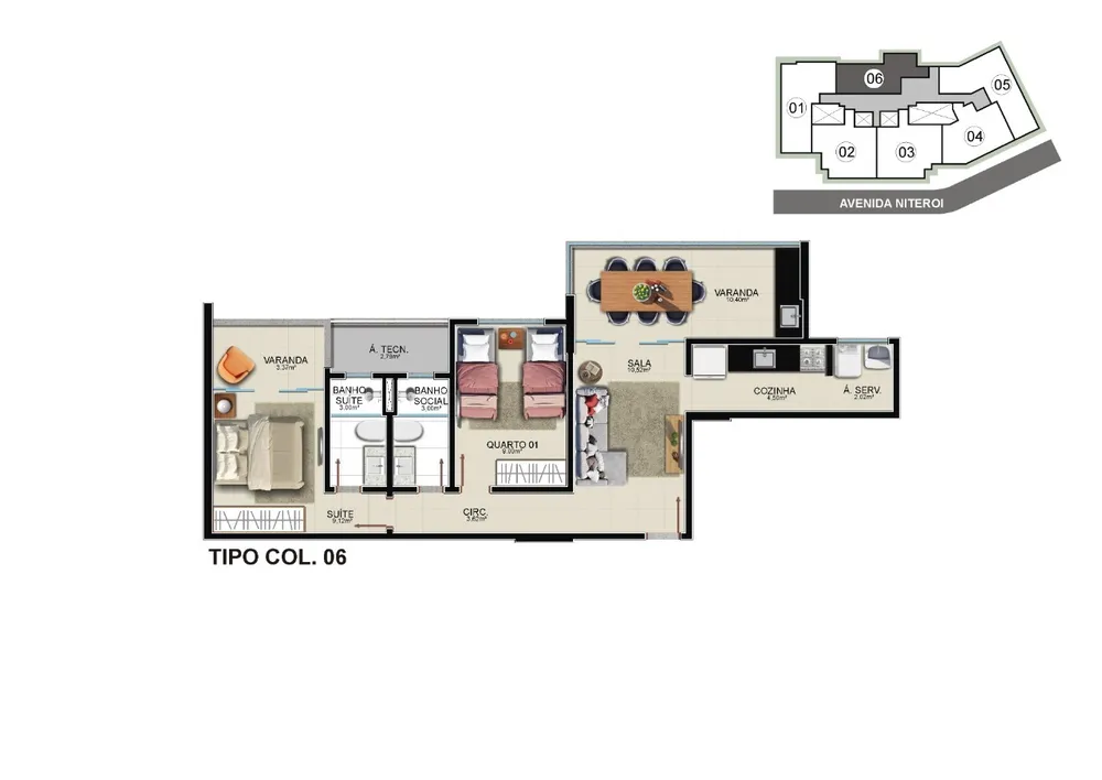 Apartamento, 3 quartos, 95 m² - Foto 16