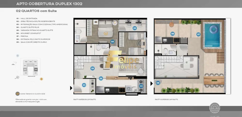 Apartamento, 3 quartos, 69 m² - Foto 34