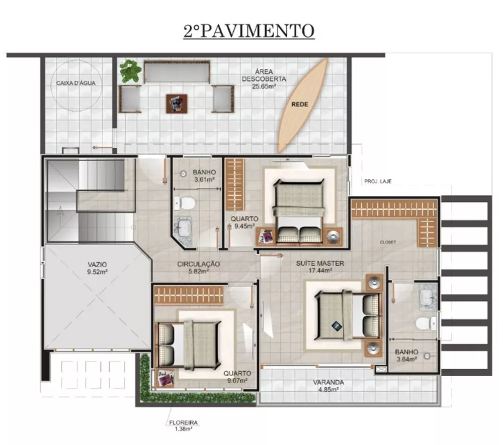 Casa, 3 quartos - Foto 3