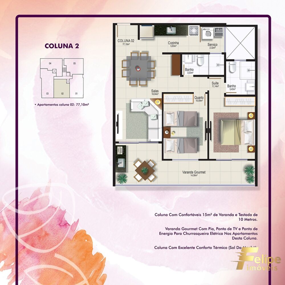 Apartamento, 2 quartos, 75 m² - Foto 5