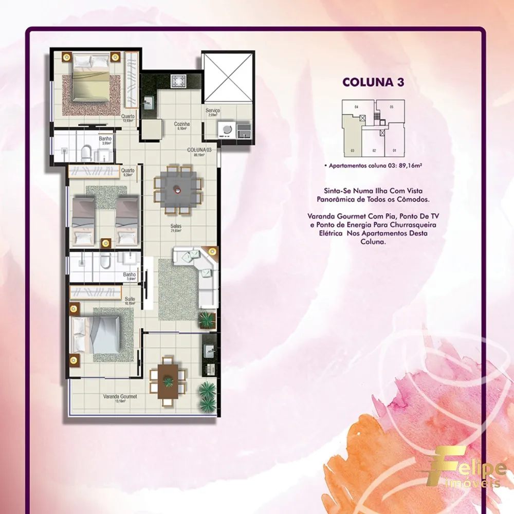 Apartamento, 2 quartos, 68 m² - Foto 6