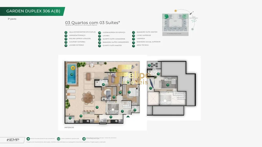 Apartamento, 3 quartos, 70 m² - Foto 8
