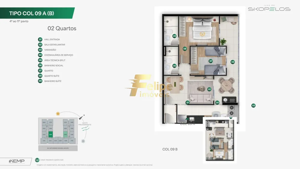 Apartamento, 3 quartos, 70 m² - Foto 7
