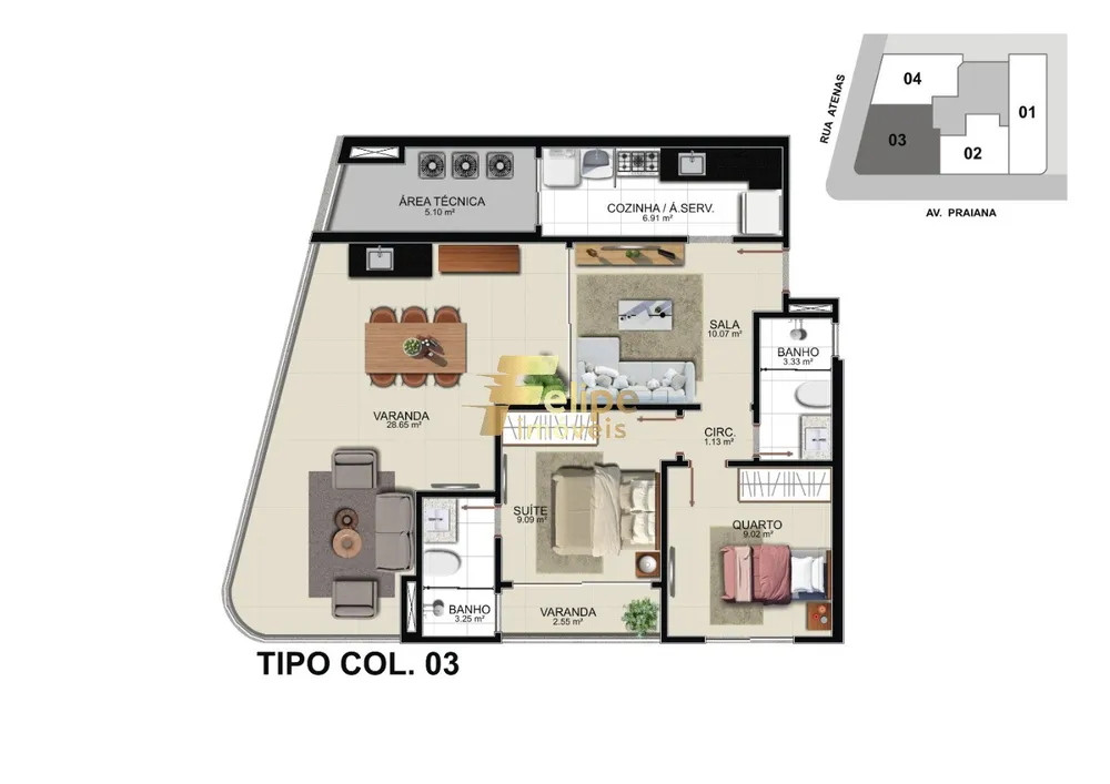 Apartamento, 2 quartos, 61 m² - Foto 8