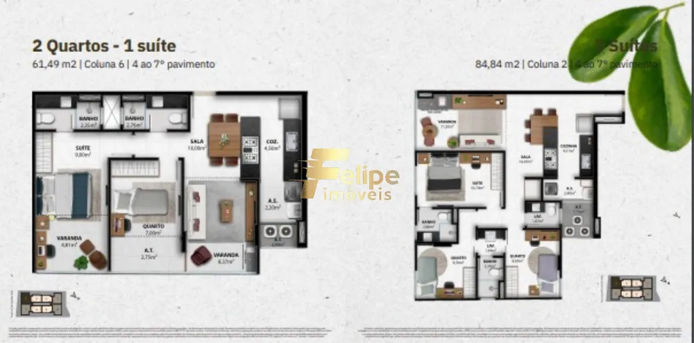 Apartamento, 3 quartos, 82 m² - Foto 3