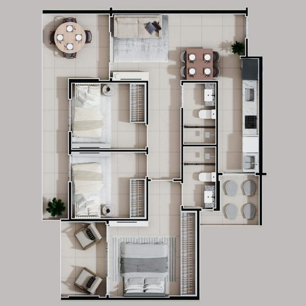 Apartamento, 3 quartos, 83 m² - Foto 12