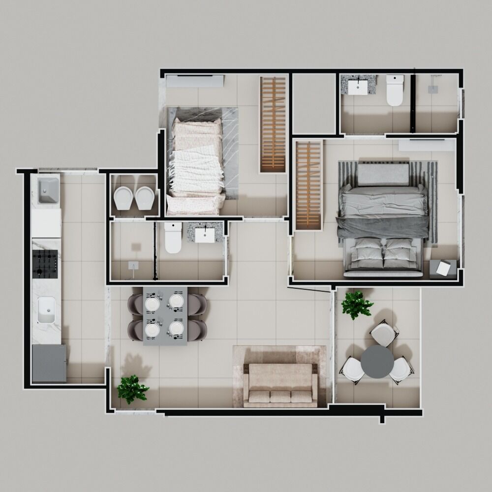 Apartamento, 3 quartos, 83 m² - Foto 9